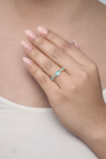 Hamsa Evil Eye Ring