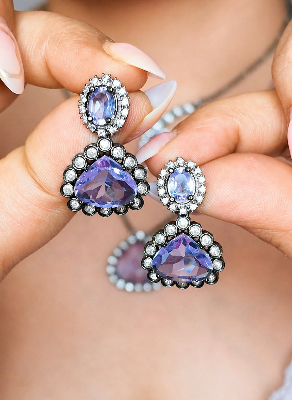 Amethyst Noir Layers Set