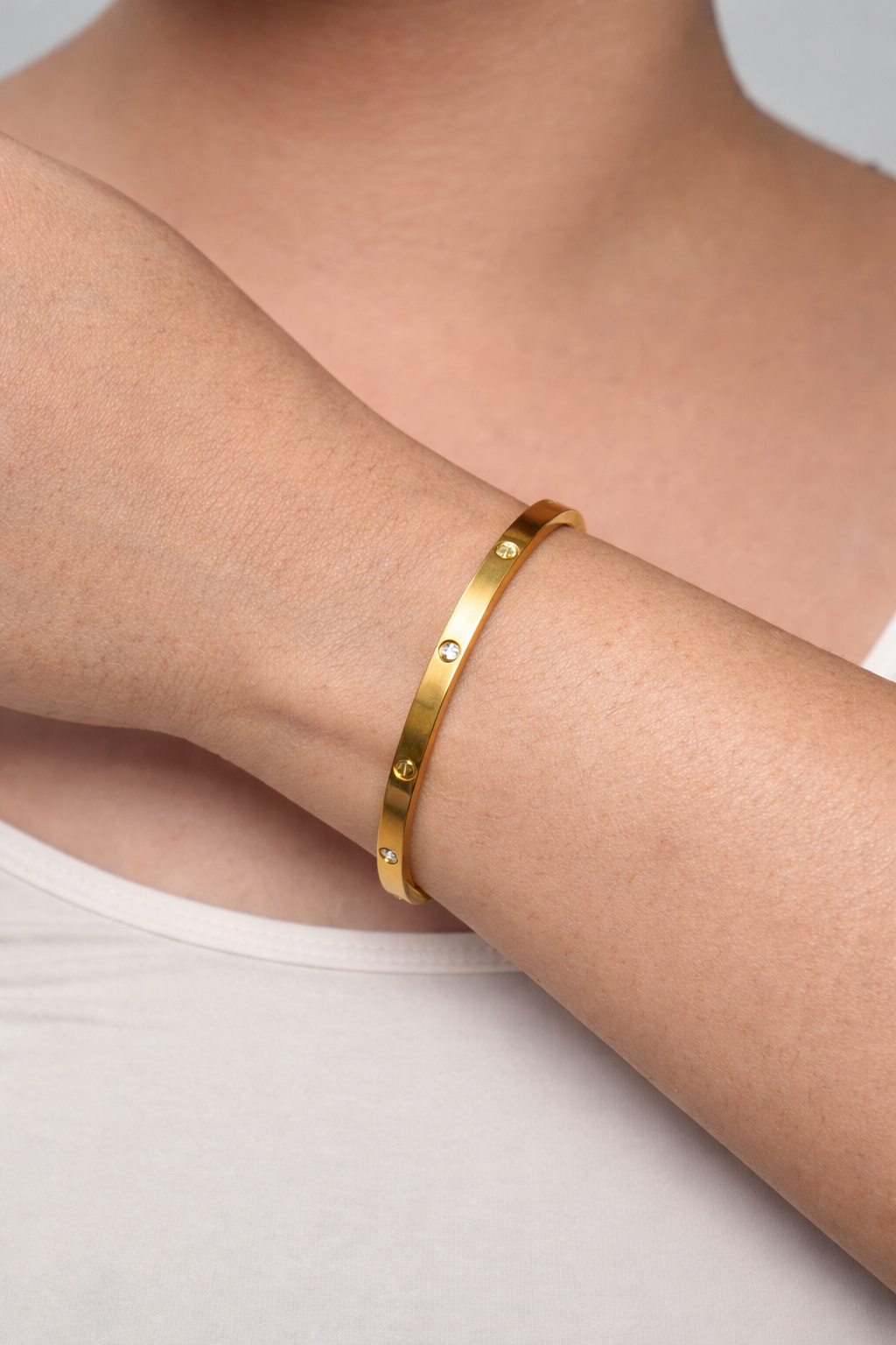 Celeste Gold Studded Bracelet