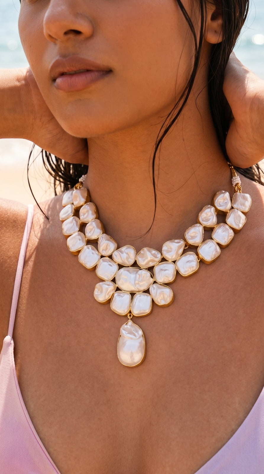Mother of Pearl Statement Set