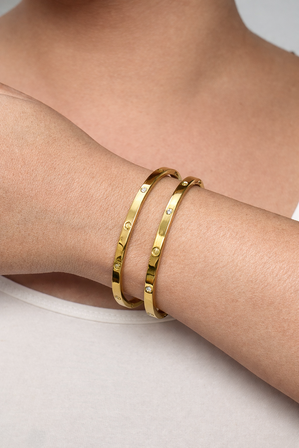 Celeste Gold Studded Bracelet
