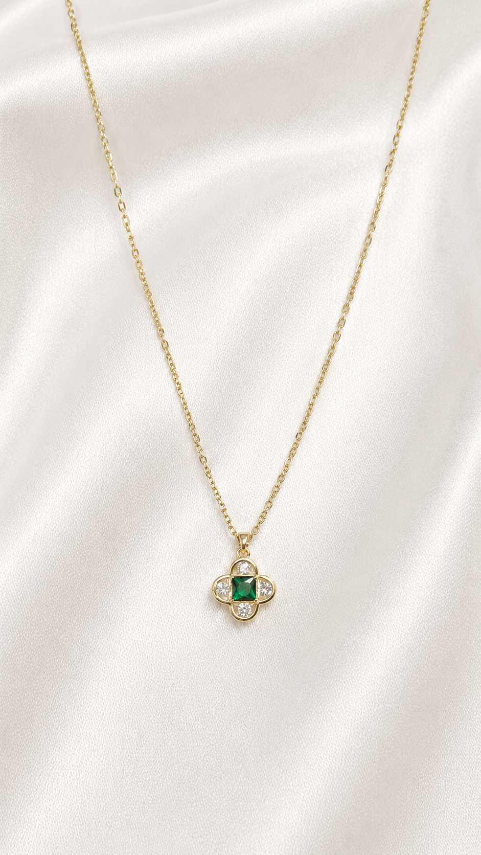 Emerald Bloom Necklace