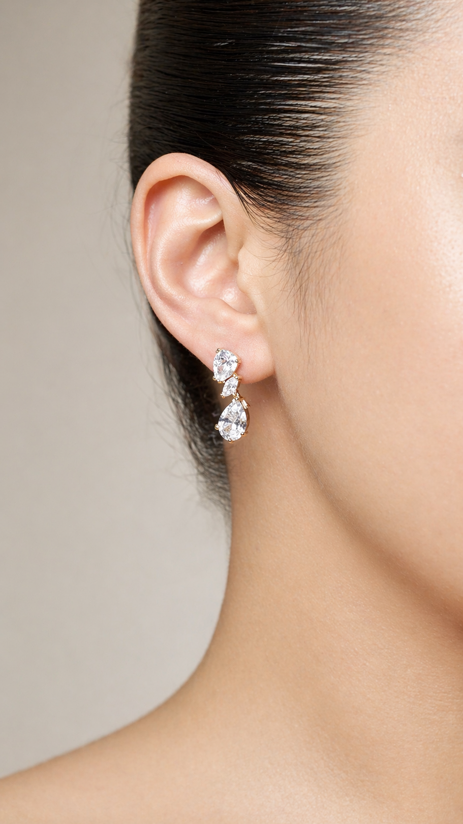 Elira Crystal Drop Earrings