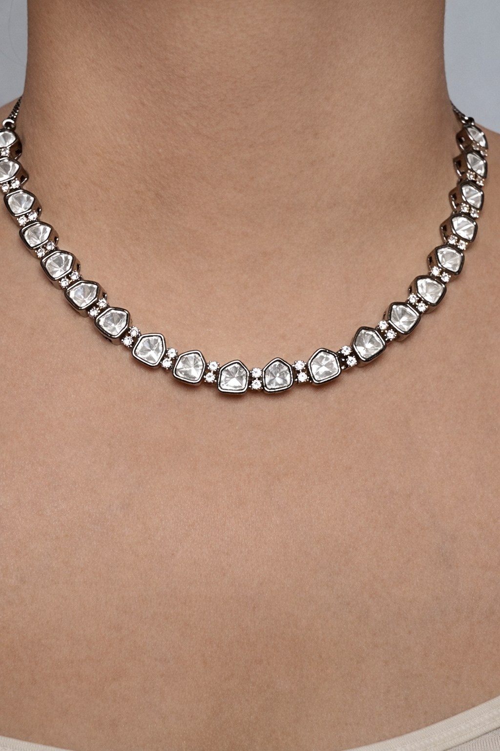 Rosette Polki Statement Set