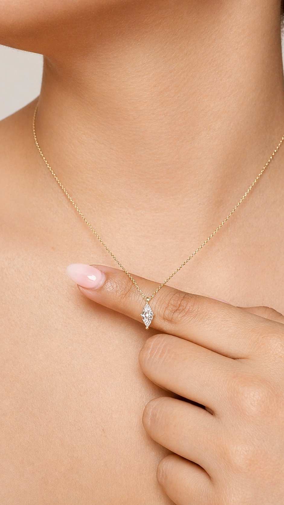 Virelle Diamond-Cut Pendant Necklace