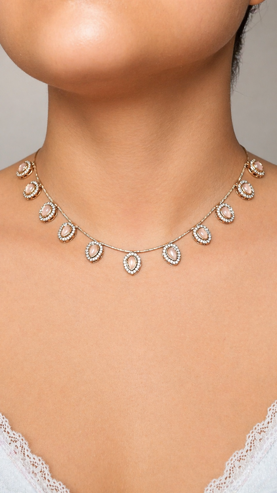 Rosé Veil Drop Set