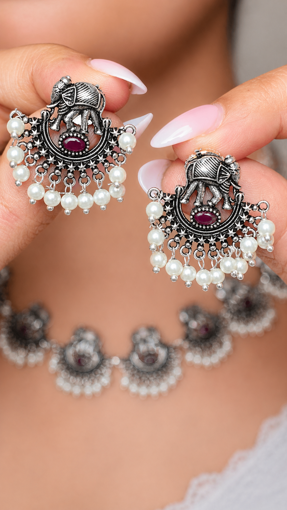 Gajraaj Pearl Set
