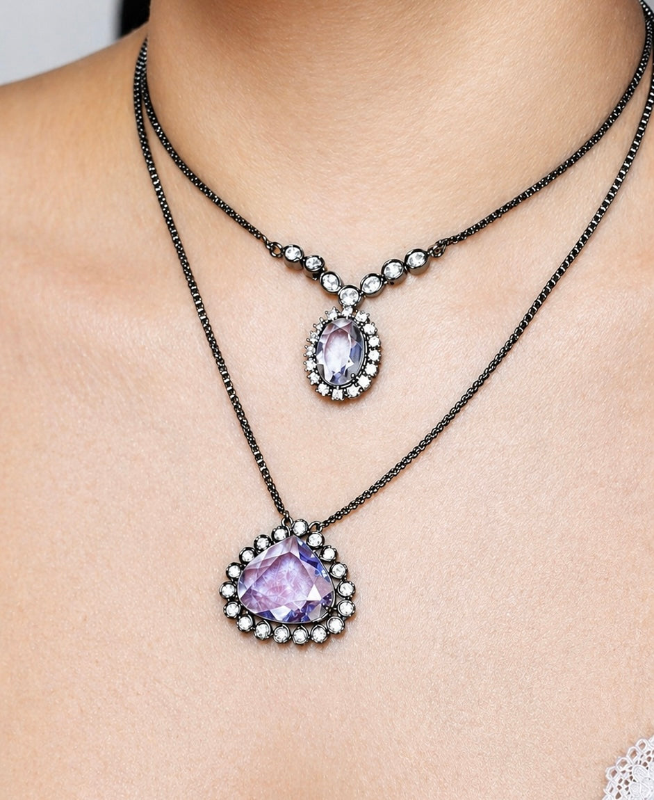 Amethyst Noir Layers Set