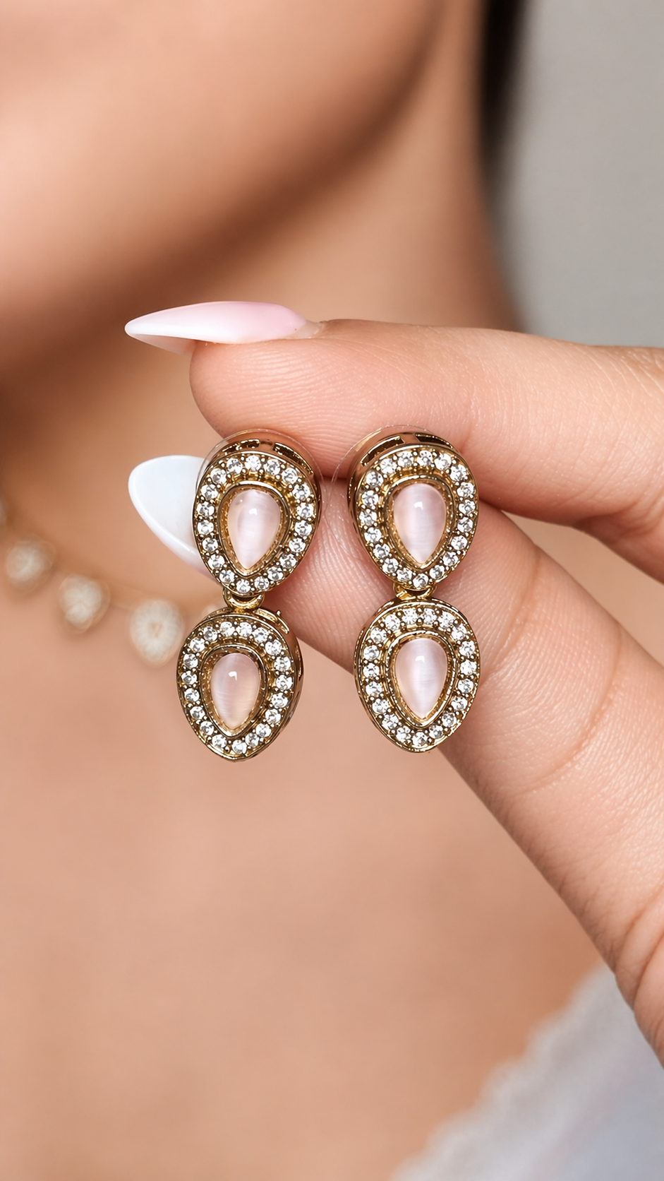 Rosé Veil Drop Set