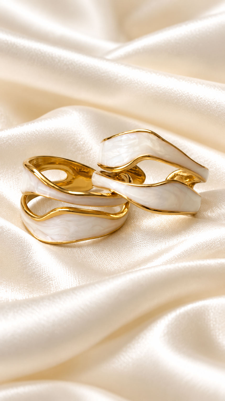 Ivory Wave Ring