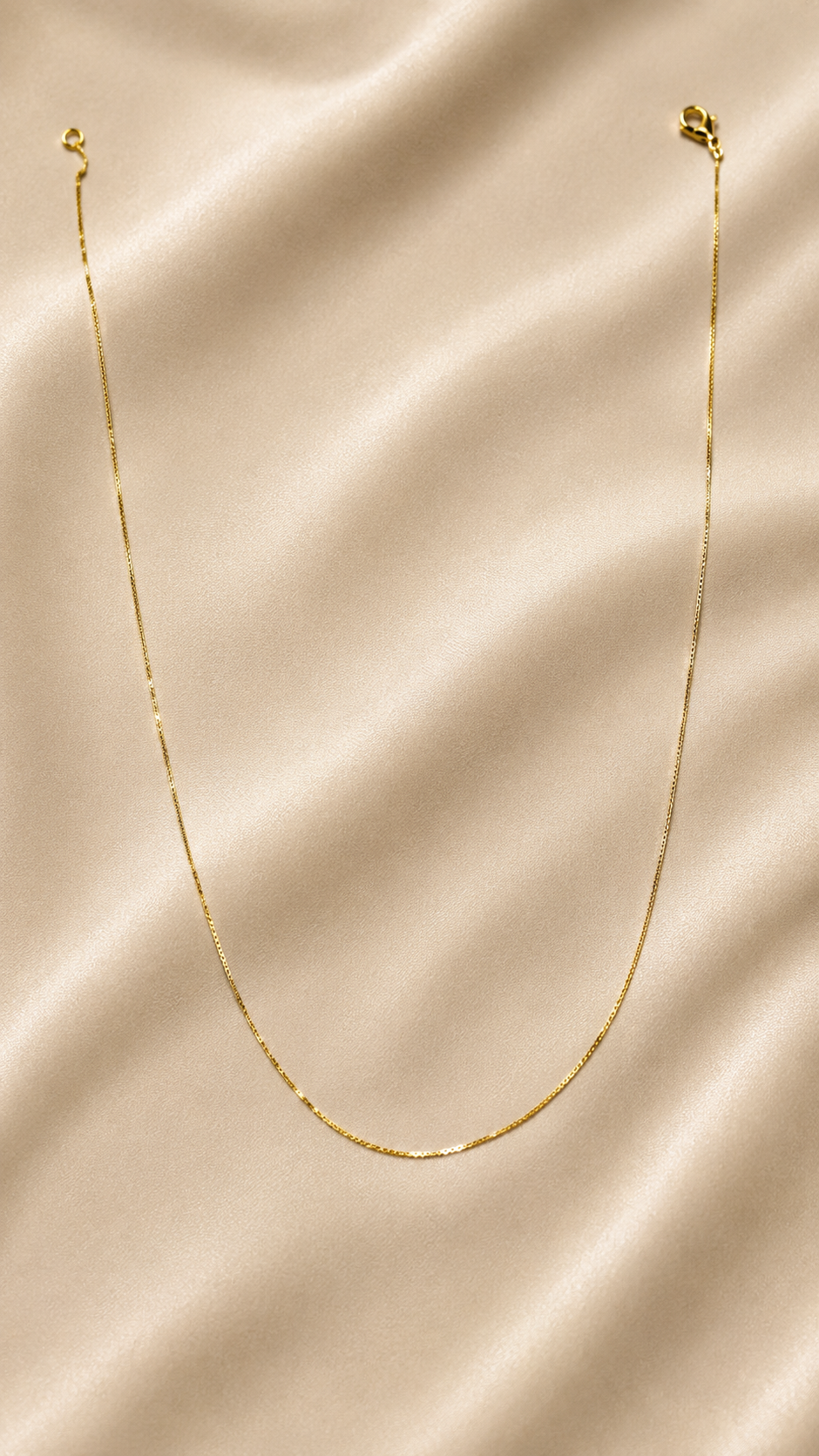 Ultra Fine Gold Chain - Delicate Fine Link Necklace