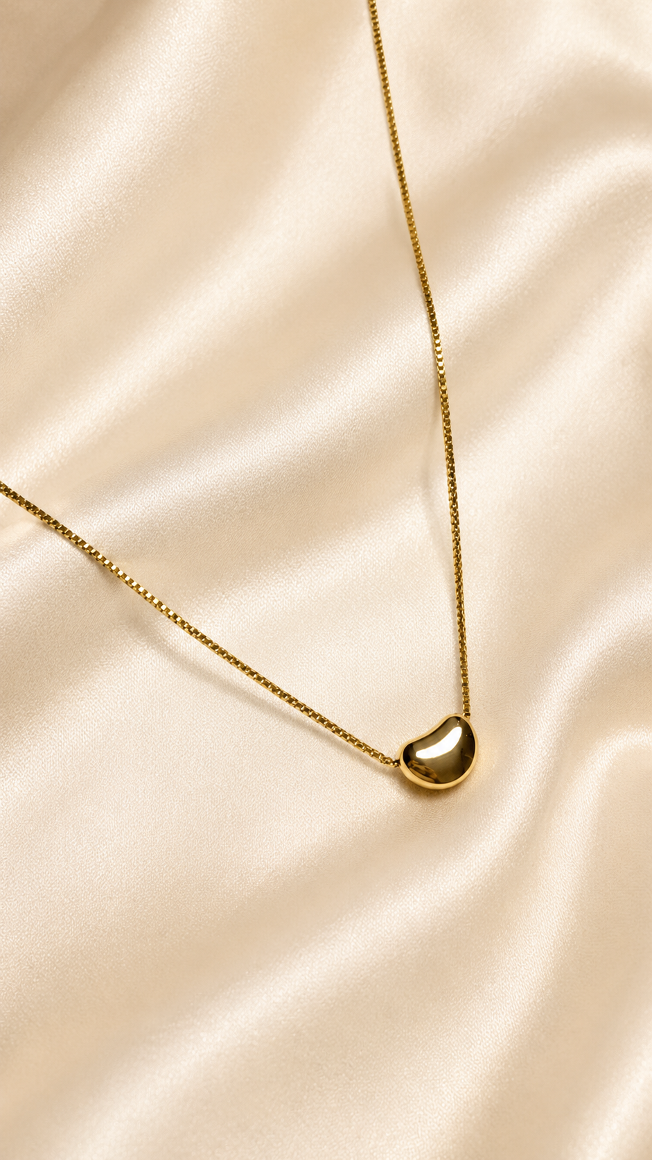 Grace Necklace - Gold Plated Elegant Pendant Necklace Worn